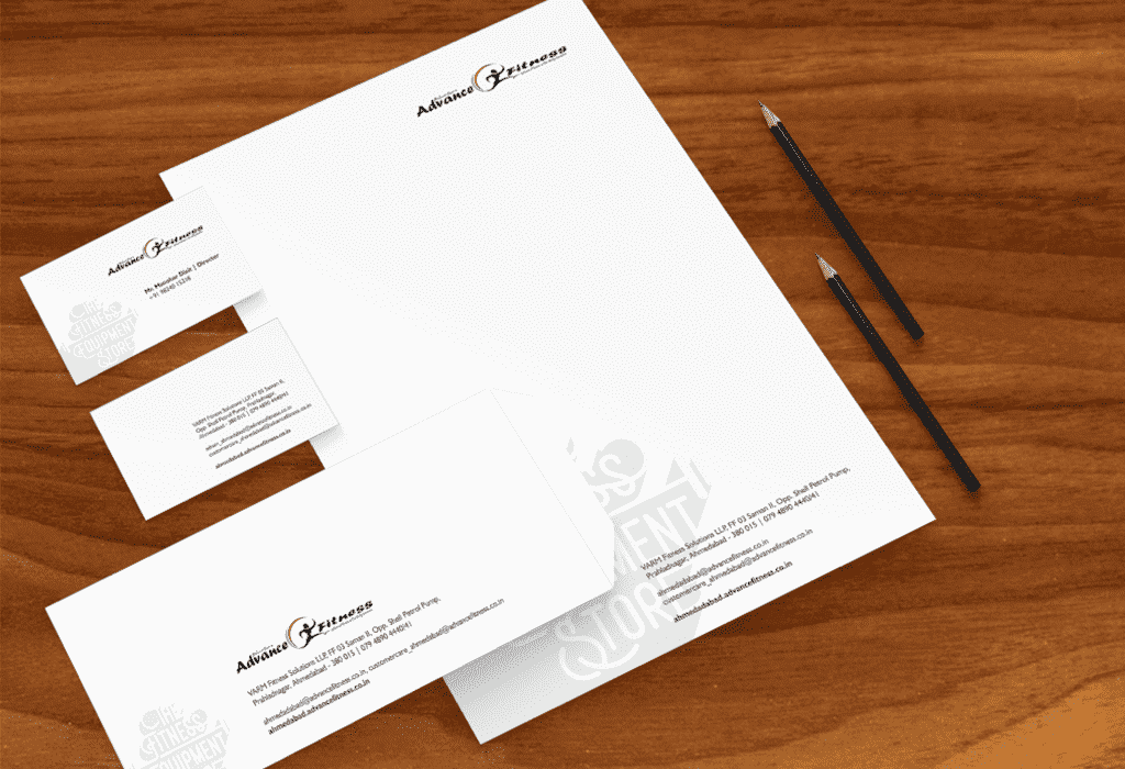 advance fitness letter pad