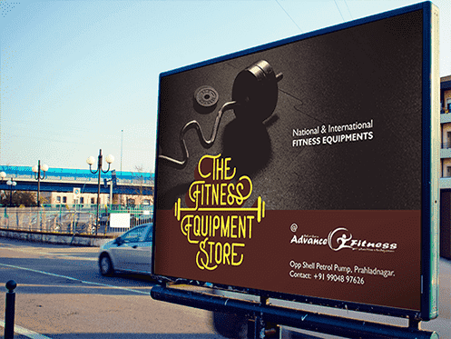 advance fitness hoardings